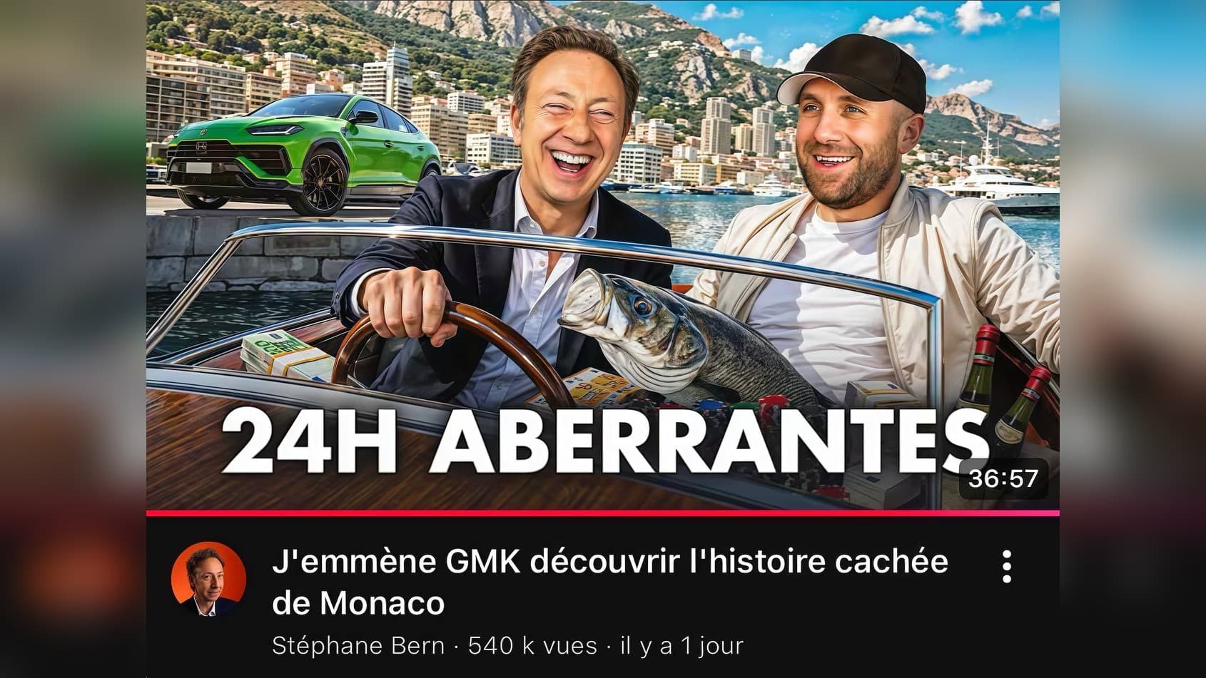 Stéphane Bern et GMK : duo iconique sur YouTube