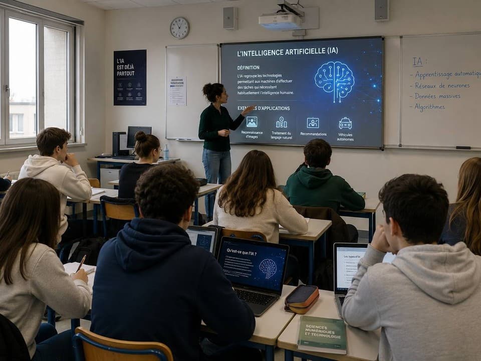 Dès 2027, l’IA s’invite dans toutes les classes de seconde en France