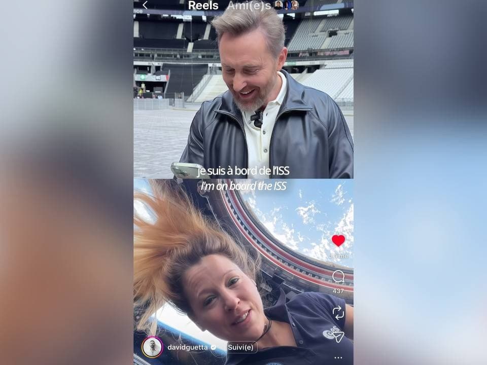 L’astronaute Sophie Adenot envoie un message vidéo à David Guetta depuis l’espace