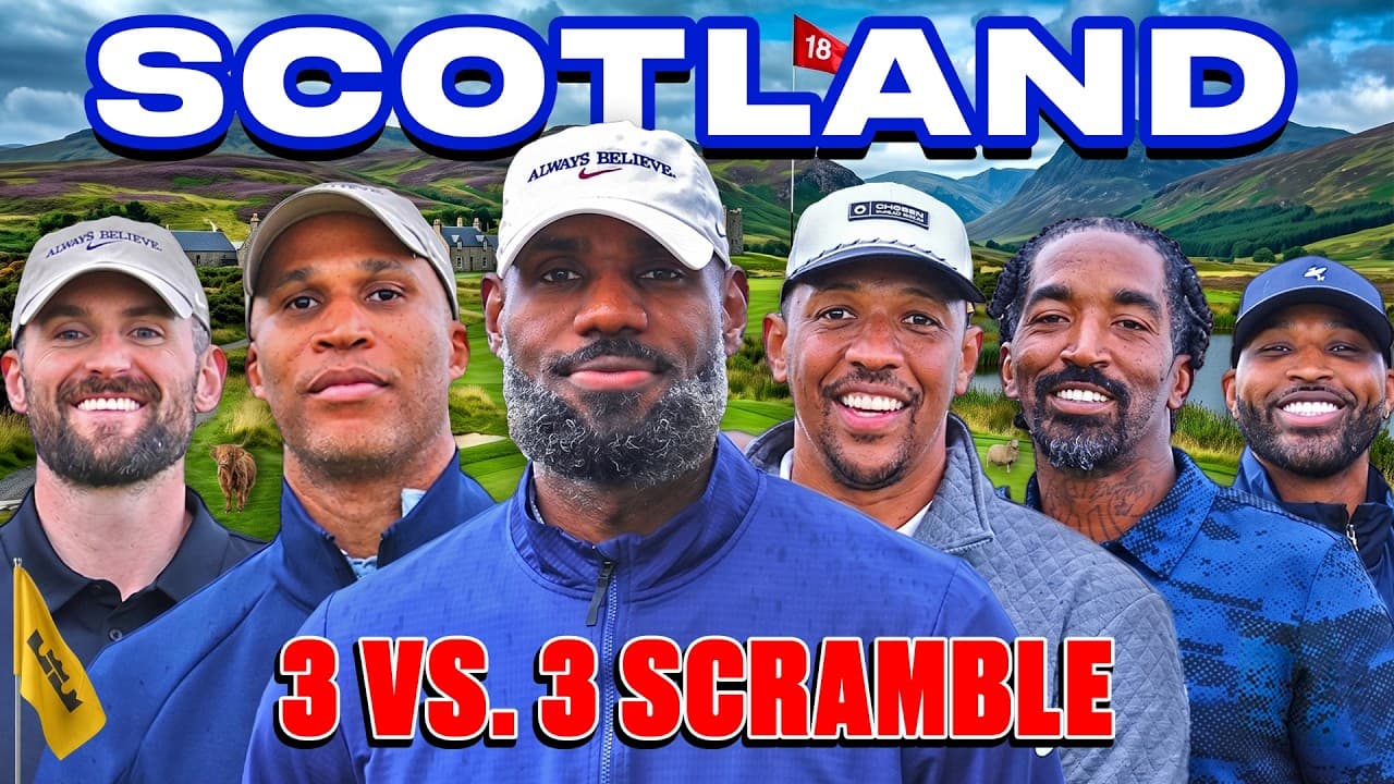 LeBron James lance sa chaîne YouTube golf avec les champions NBA 2016