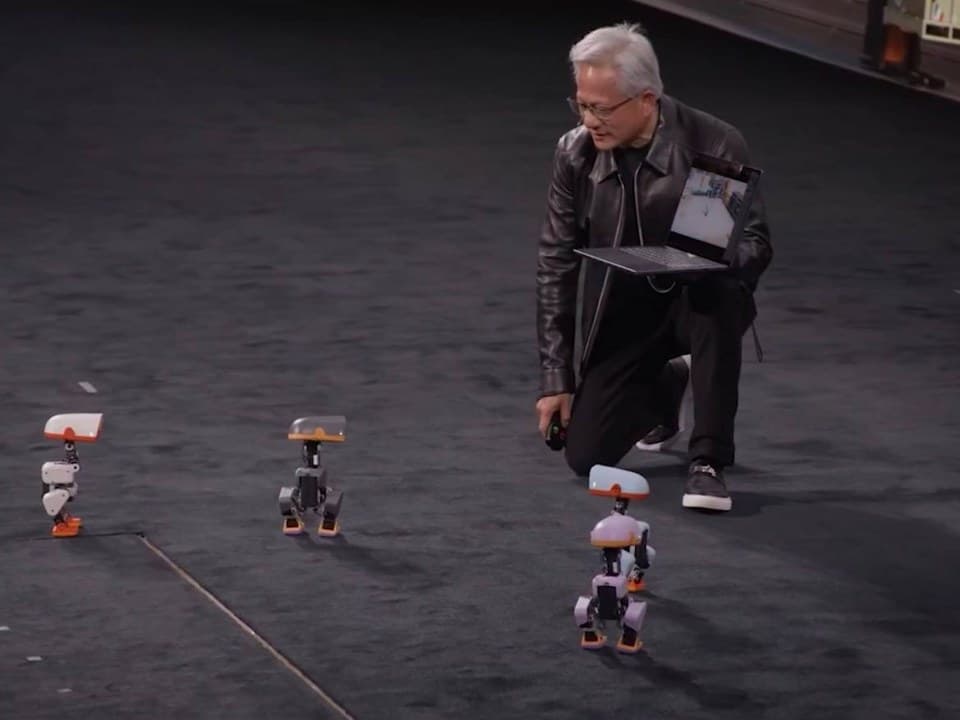 Nvidia dévoile ses robots du futur à Berlin