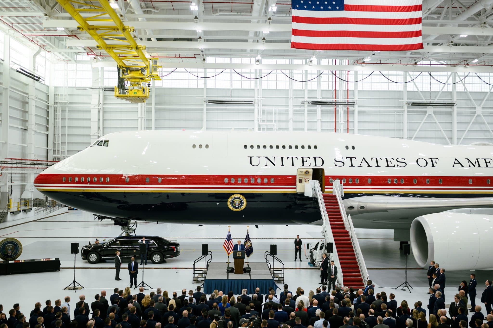 Trump inaugure le nouvel Air Force One