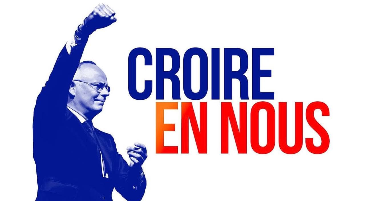 Édouard Philippe dévoile son slogan de campagne à l’Adidas Arena